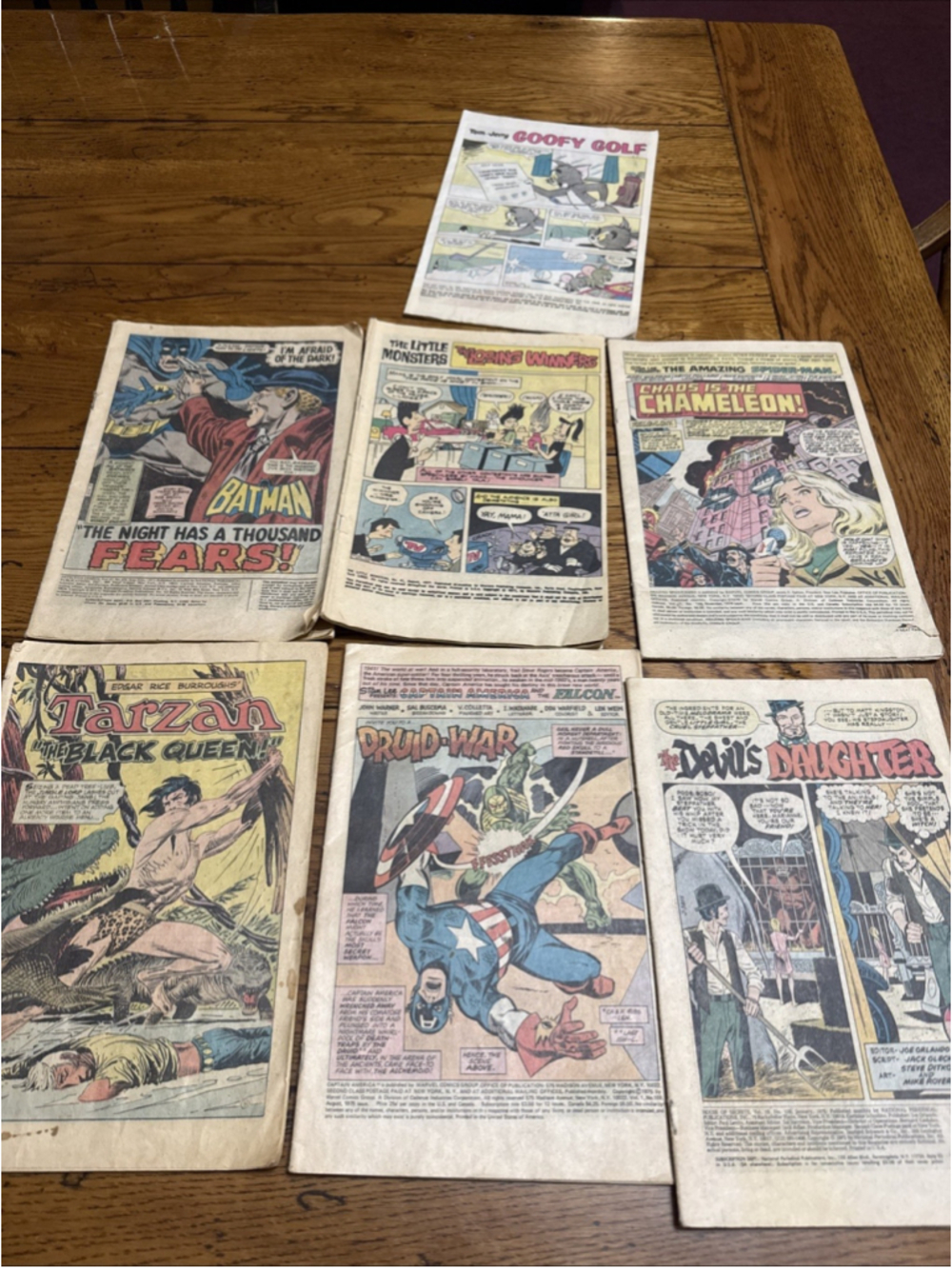 Detective Comics The Lityke Monsters Lot Of 7